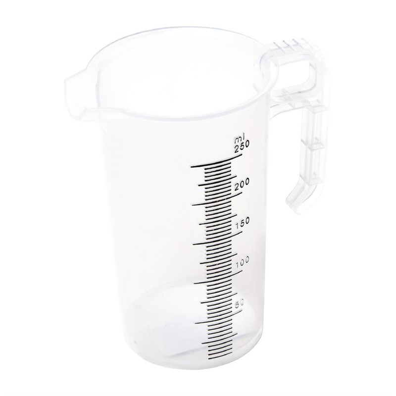 Pichet mesureur en polypropyl&egrave;ne 250ml