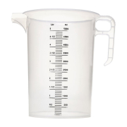 Pichet mesureur en polypropyl&egrave;ne 5L