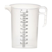 Pichet mesureur en polypropyl&egrave;ne 5L