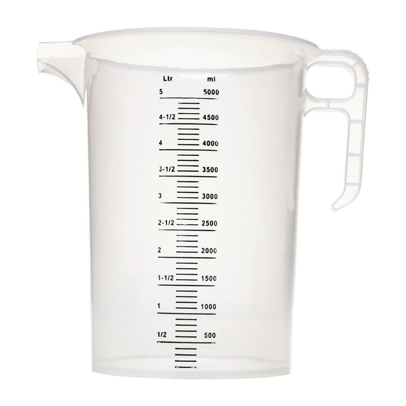 Pichet mesureur en polypropyl&egrave;ne 5L