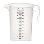 Pichet mesureur en polypropyl&egrave;ne 5L