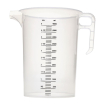 Pichet mesureur en polypropyl&egrave;ne 5L