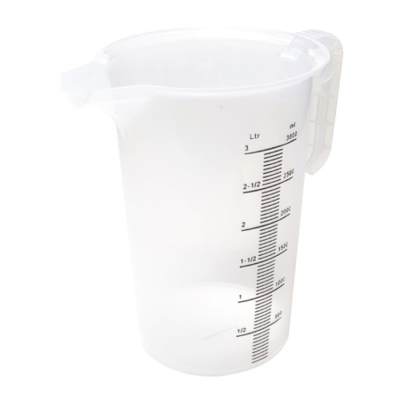 Pichet mesureur en polypropyl&egrave;ne 3L
