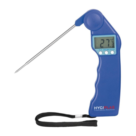 Thermom&egrave;tre &agrave; code couleur Hygiplas Easytemp bleu 
