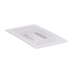 Couvercle translucide en polypropyl&egrave;ne avec poign&eacute;e pour bac GN 1/3  Cambro 