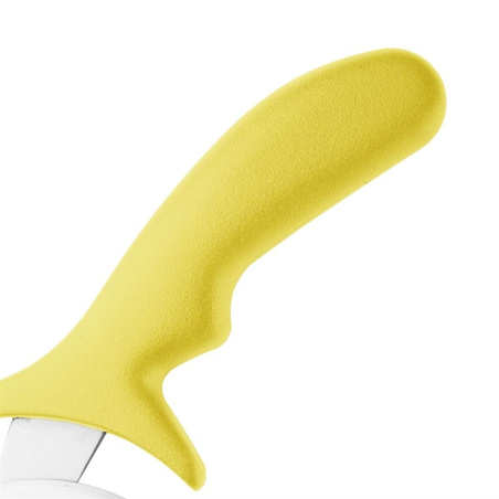 Roulette &agrave; pizza Hygiplas jaune 102 mm