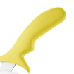 Roulette &agrave; pizza Hygiplas jaune 102 mm