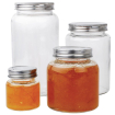 Bocaux &agrave; conserves en verre avec couvercle &agrave; visser Vogue 550ml (lot de 6)