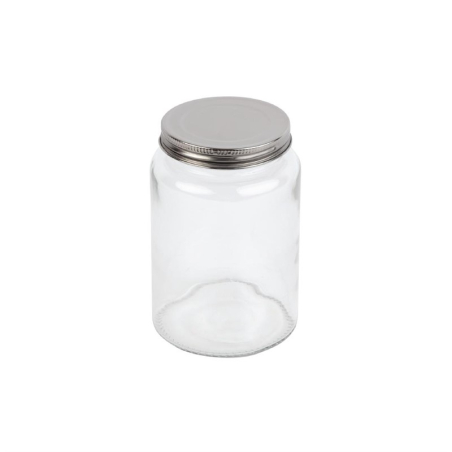 Bocaux &agrave; conserves en verre avec couvercle &agrave; visser Vogue 550ml (lot de 6)