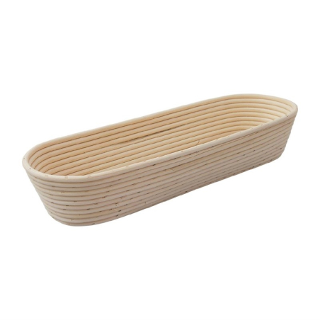 Panier de fermentation / moule &agrave; pain long ovale Schneider 2kg