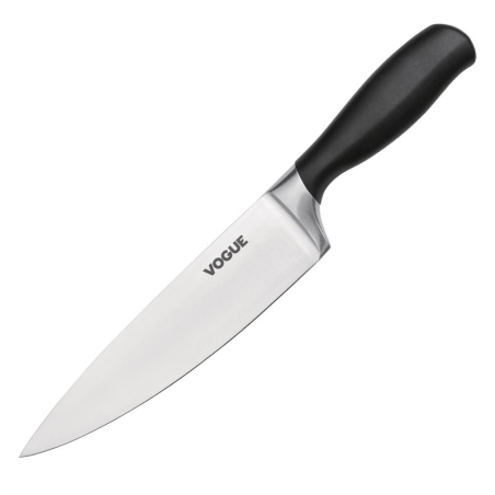 Ensemble de 5 couteaux Soft-Grip Vogue Prep Like A Pro avec bloc couteaux et planche &agrave; d&eacute;couper