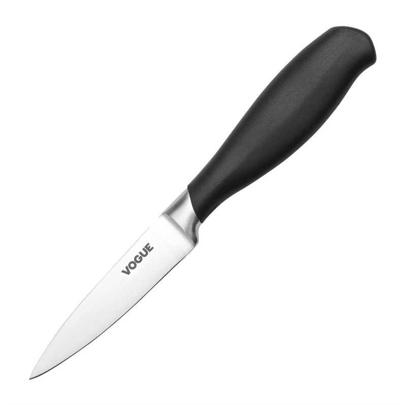 Ensemble de 5 couteaux Soft-Grip Vogue Prep Like A Pro avec bloc couteaux et planche &agrave; d&eacute;couper