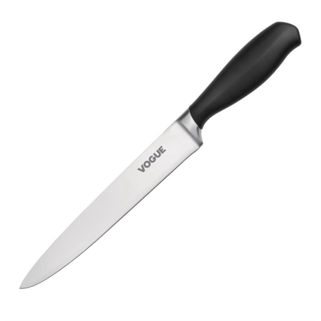Ensemble de 5 couteaux Soft-Grip Vogue Prep Like A Pro avec bloc couteaux et planche &agrave; d&eacute;couper