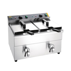 Friteuse induction double Buffalo 2&nbsp;x&nbsp;3&nbsp;kW