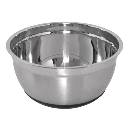 Bassine acier inoxydable fond silicone Vogue 8L
