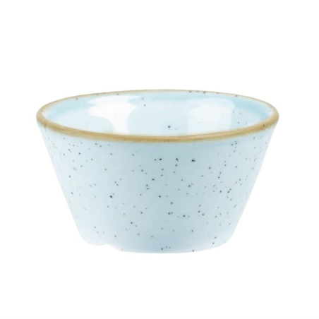 Pots &agrave; sauce carr&eacute;s Churchill Stonecast X bleus 88 ml (lot de 12)