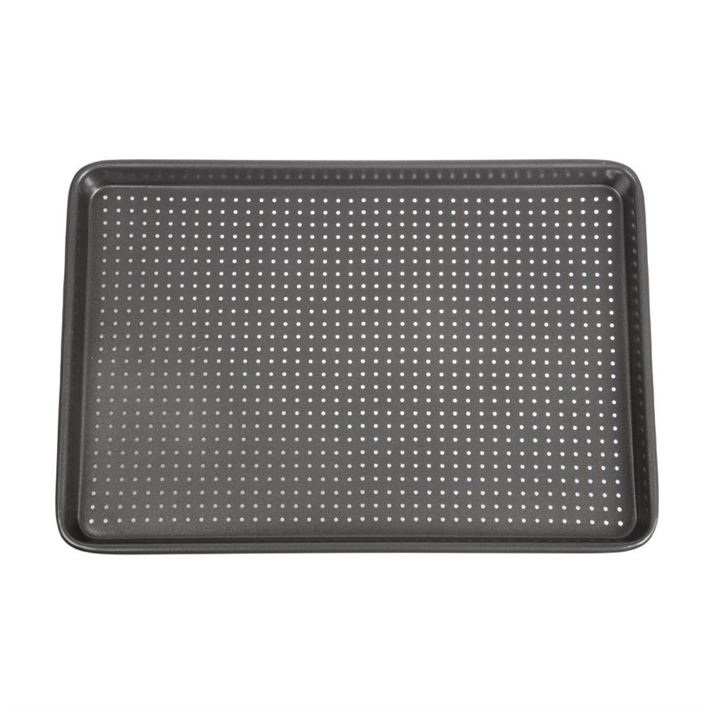 Plaque de cuisson perfor&eacute;e antiadh&eacute;sive MasterClass Crusty Bake