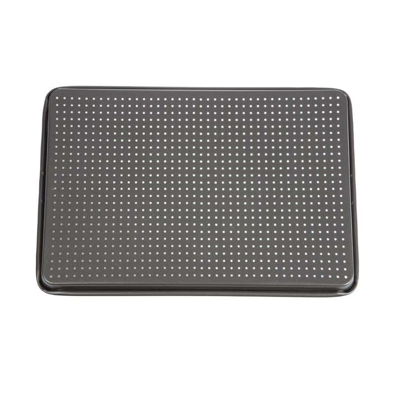 Plaque de cuisson perfor&eacute;e antiadh&eacute;sive MasterClass Crusty Bake
