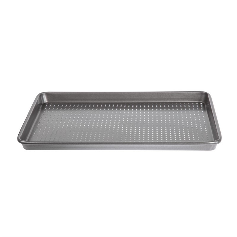 Plaque de cuisson perfor&eacute;e antiadh&eacute;sive MasterClass Crusty Bake