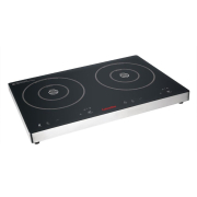 Double plaque de cuisson induction &agrave; commande tactile Caterlite 3&nbsp;kW