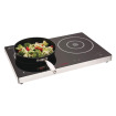Double plaque de cuisson induction &agrave; commande tactile Caterlite 3&nbsp;kW