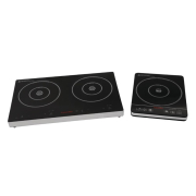 Double plaque de cuisson induction &agrave; commande tactile Caterlite 3&nbsp;kW