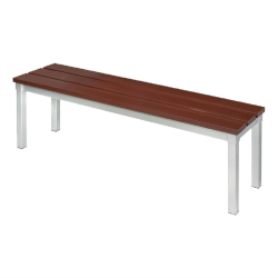 Banc ext&eacute;rieur imitation bois de noyer Enviro 1050mm