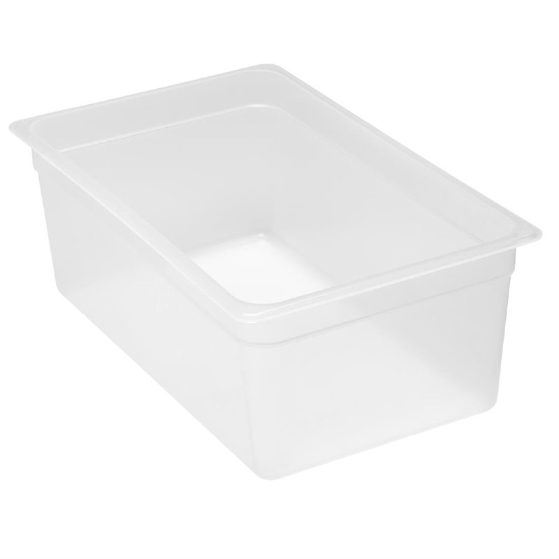 Bac en polypropyl&egrave;ne translucide Cambro GN 1/1 profondeur 200mm