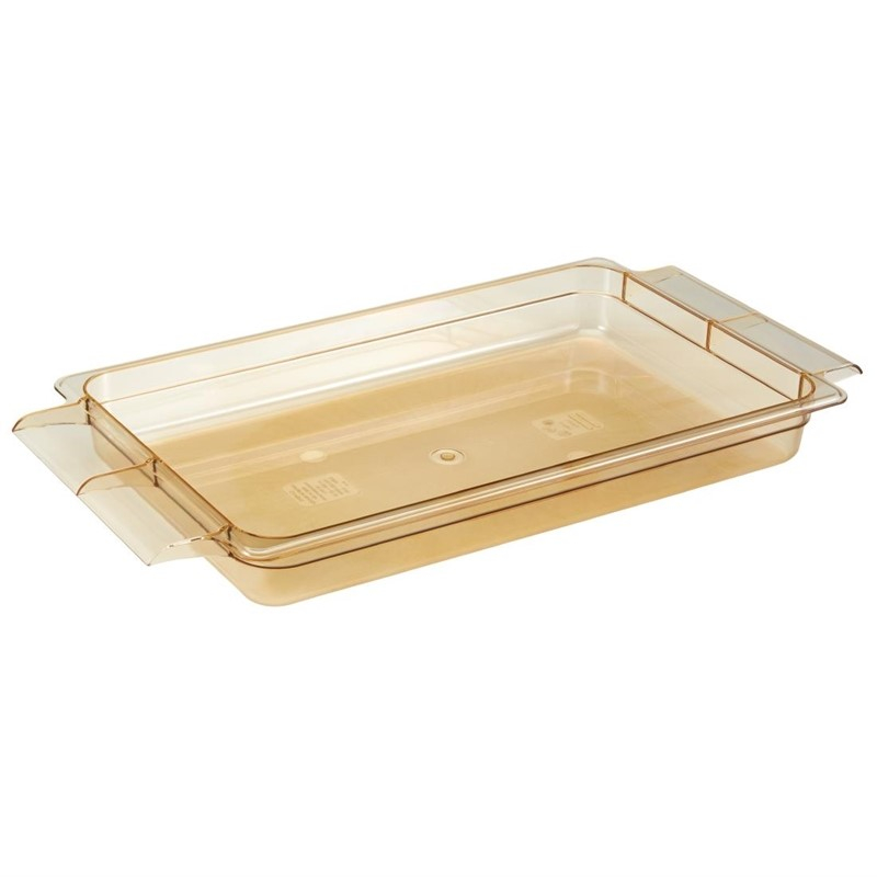 Bac haute temp&eacute;rature avec poign&eacute;es Cambro H-Pan&reg; GN 1/1 profondeur 65mm