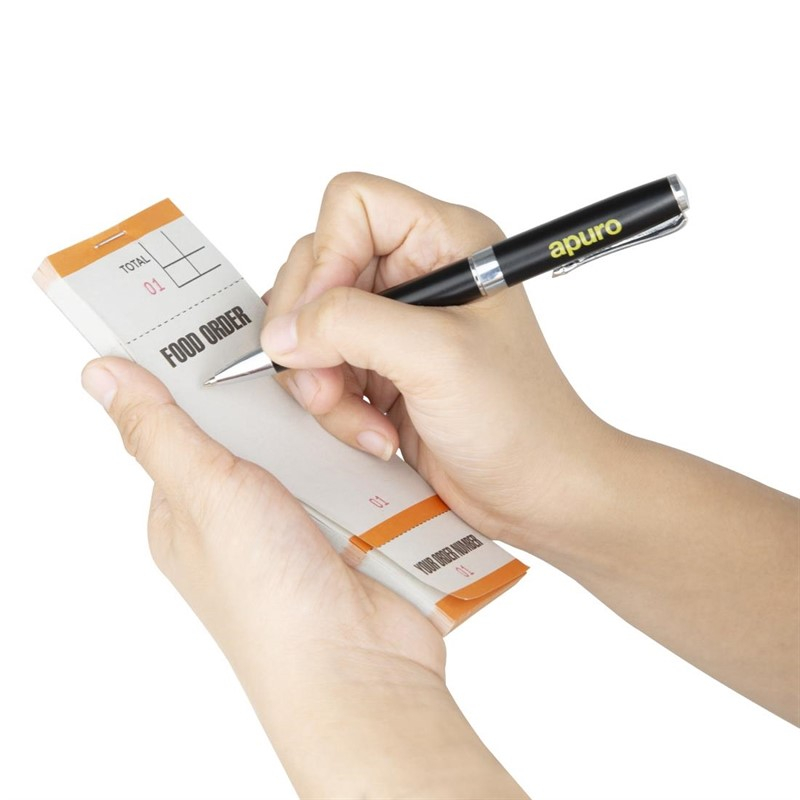 Carnets de commande feuilles simples avec num&eacute;ros d&eacute;tachables (lot de 50)