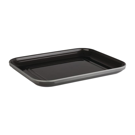 Plateau gris GN 1/2 Emma APS 325&nbsp;x&nbsp;265&nbsp;mm 