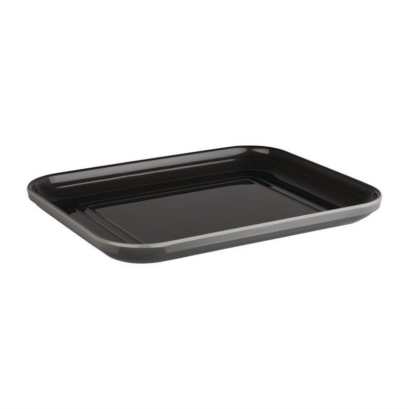 Plateau gris GN 1/2 Emma APS 325&nbsp;x&nbsp;265&nbsp;mm 