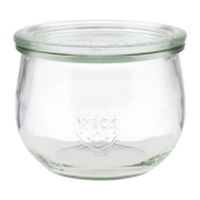 Bocaux en verre tulipe avec couvercle Weck APS 580&nbsp;ml (lot de 6)
