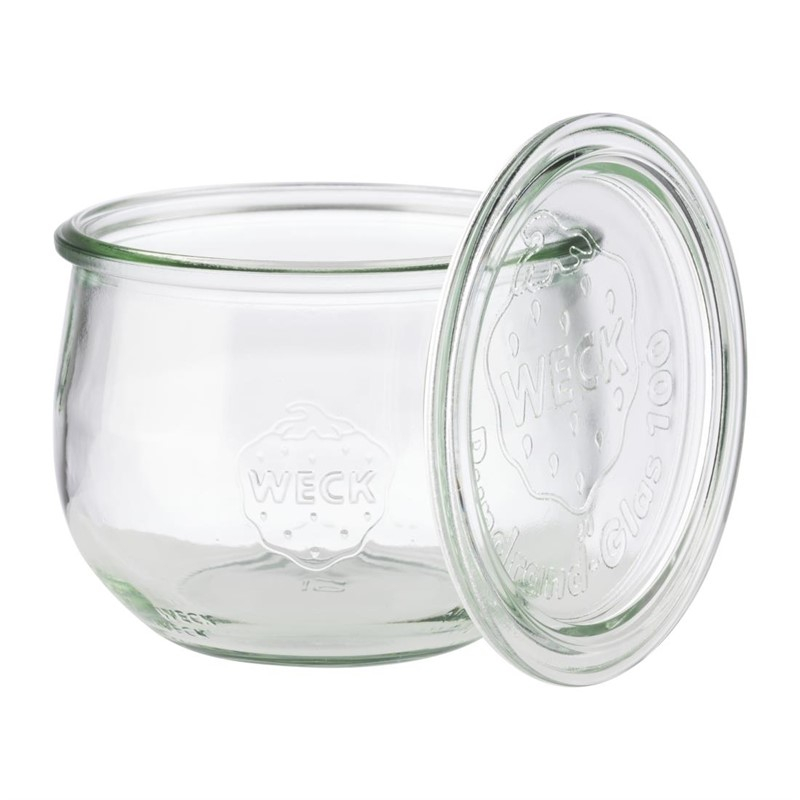 Bocaux en verre tulipe avec couvercle Weck APS 580&nbsp;ml (lot de 6)