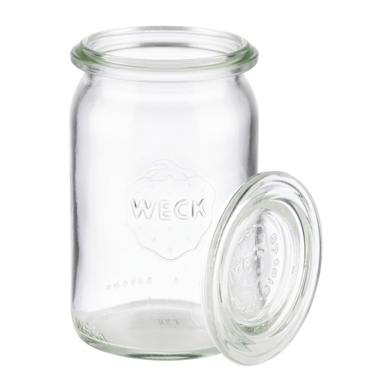 Bocaux en verre cylindriques avec couvercle Weck APS 145&nbsp;ml (lot de 12)