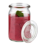 Bocaux en verre cylindriques avec couvercle Weck APS 145&nbsp;ml (lot de 12)