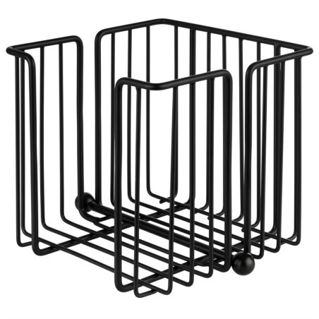 Porte-serviettes APS Urban noir 190&nbsp;x&nbsp;190&nbsp;x 180&nbsp;mm