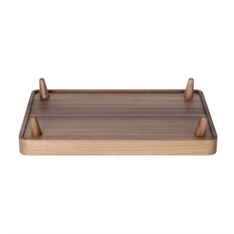 Plateau sur pieds en acacia Olympia GN 1/1