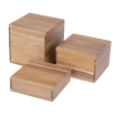 R&eacute;hausses en acacia Olympia 50/100/150(H)mm (lot de 3)