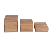 R&eacute;hausses en acacia Olympia 50/100/150(H)mm (lot de 3)