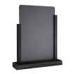Ardoise de table &eacute;l&eacute;gante noire Olympia A4 297(H) x 210(L)mm