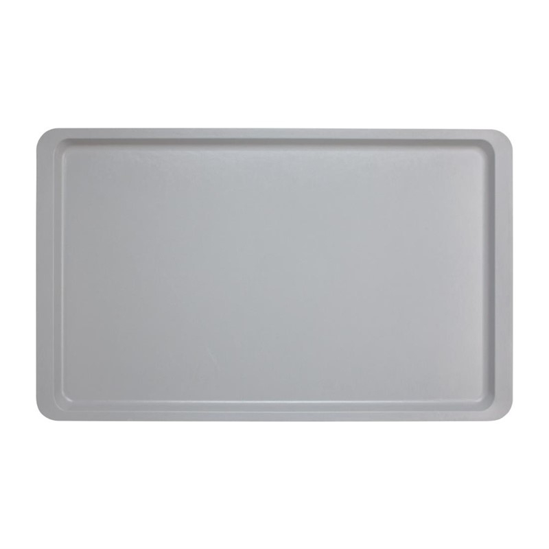 Plateau lisse en polyester Versa Cambro 530 x 325mm gris clair