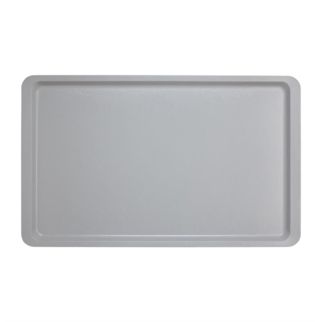 Plateau lisse en polyester Versa Cambro 530 x 325mm gris clair