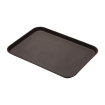 Plateau de service rectangulaire fibre de verre antid&eacute;rapant Camtread Cambro bronze 450x650mm