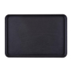 Plateau de service rectangulaire fibre de verre antid&eacute;rapant Camtread Cambro noir 450x650mm