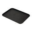 Plateau de service rectangulaire fibre de verre antid&eacute;rapant Camtread Cambro noir 450x650mm
