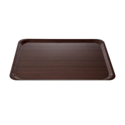Plateau stratifi&eacute; lisse Capri Cambro acajou 460mm