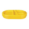 Petits plateaux repas &agrave; compartiments en polycarbonate Olympia Kristallon 322mm
