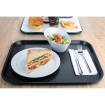 Plateau self-service Olympia Kristallon anthracite&nbsp;340&nbsp;x&nbsp;450&nbsp;mm