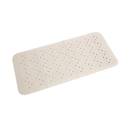 Tapis de bain antid&eacute;rapant blanc Mitre Essentials 